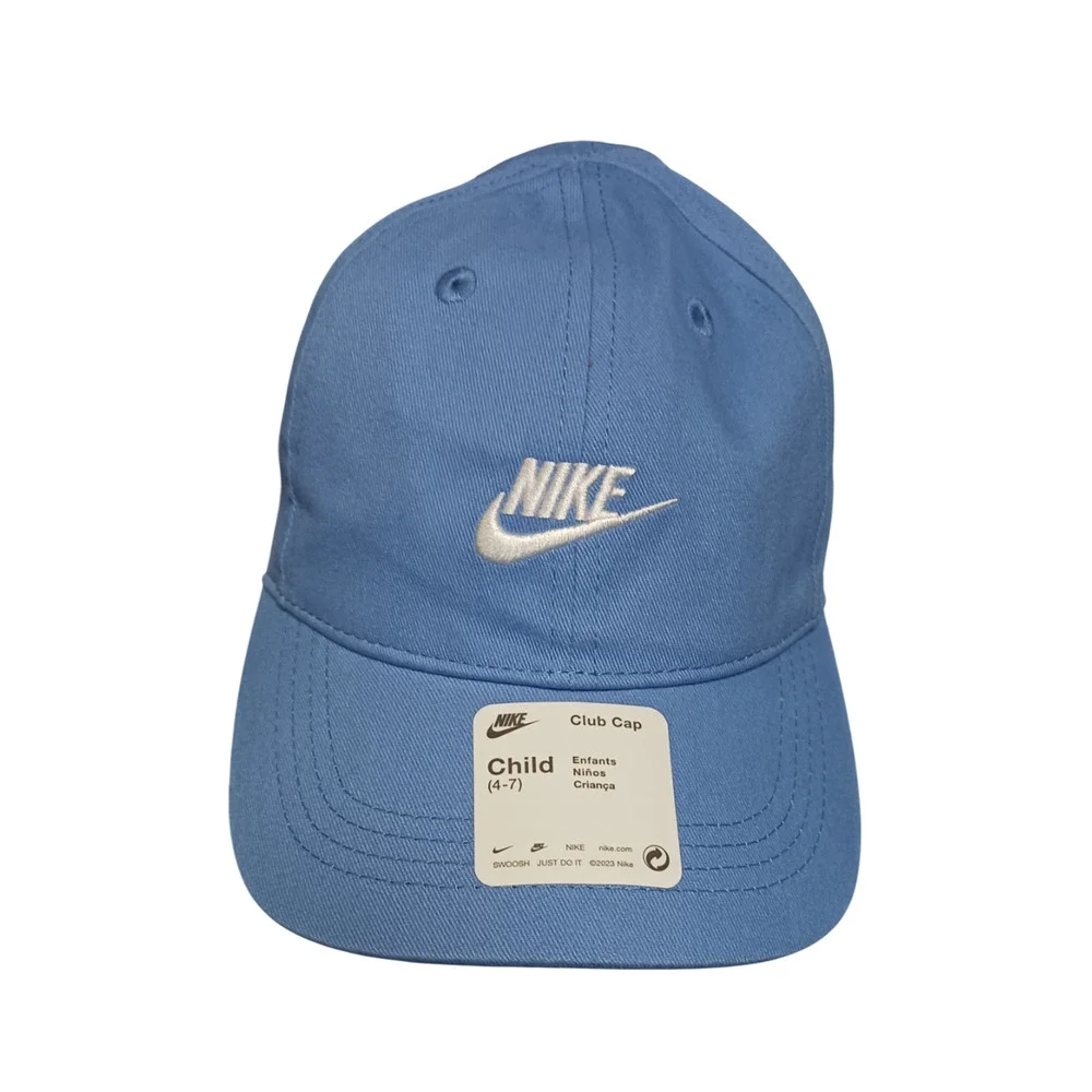 Nike Futura Curve Brim Club Cap Hat Child 4/7 Nike Polar Adjustable New